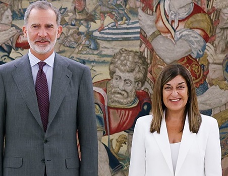 Buruaga traslada a Felipe VI su «extrema preocupación» por la situación política nacional que podría conducir a una «quiebra territorial y económica»