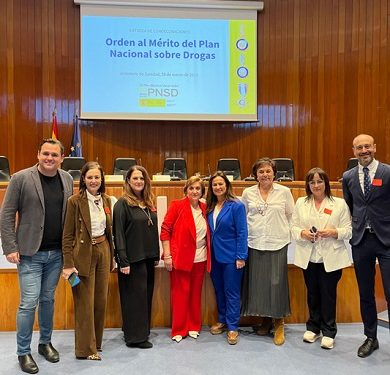 Gómez del Río felicita a AMAT por la distinción con la Cruz Blanca al Mérito del Plan Nacional sobre Drogas que “reconoce la labor en la prevención y atención de adicciones”