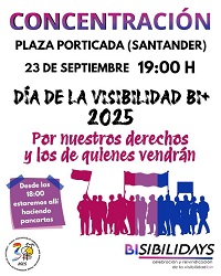ALEGA convoca una concentración el martes 23 por el Día de la Visibilidad Bisexual
