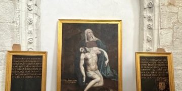 La Virgen de los Desamparados vuelve a la iglesia de Santa María de Laredo,tras una larga y compleja intervención de restauración